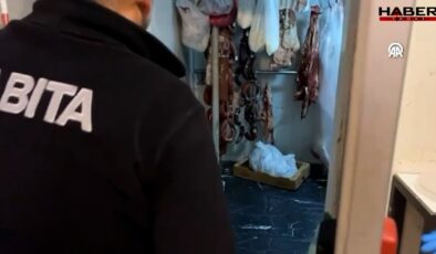 Kasapta korkunç manzara! Zabıta ekipleri görünce şoke oldu
