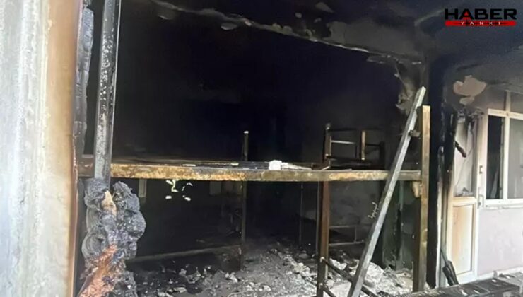 Kocaeli'de işçilerin kaldığı binada çıkan yangın söndürüldü