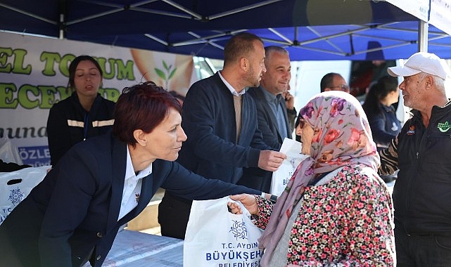 Koçarlı’da Kışlık Fide Dağıtımına Vatandaşlardan Yoğun İlgi