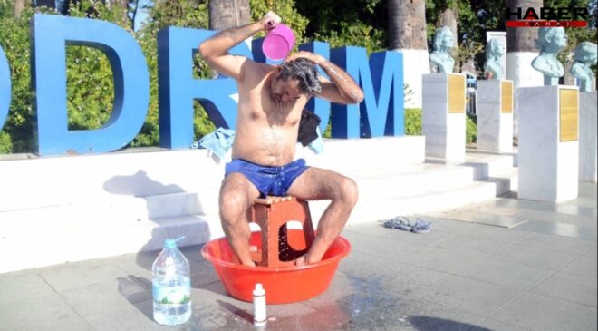 Leğenli eylem için açıklama: Bölgede arıza var