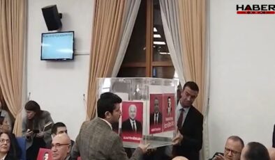 Meclis'te dikkat çeken sandık