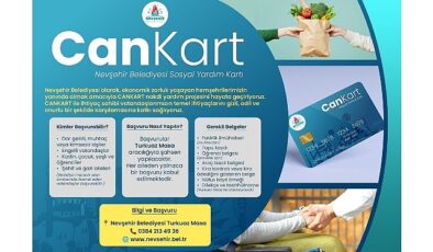 Nevşehir Belediyesi Sosyal Yardım Kartı “CANKART” Hayata Geçiyor