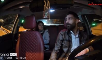 "Kavga çıkacaksa indir beni" dedi taksiyi terk etti!