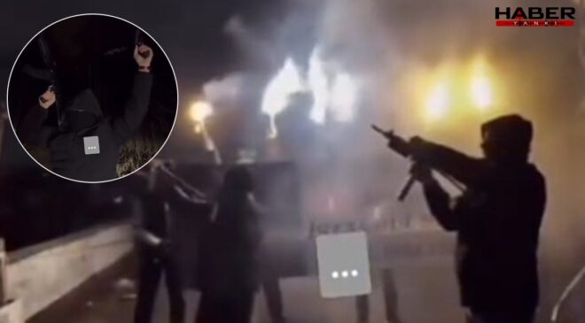 Türkiye'ye korku salan çete liderinin doğum günü sokakta silahlarla kutlandı