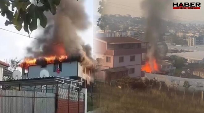 Yalova’da müstakil evde yangın