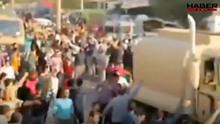 Yeni Habur gibi görüntüler! Cizre'de Kürt bayraklı korumalara sevgi gösterileri…