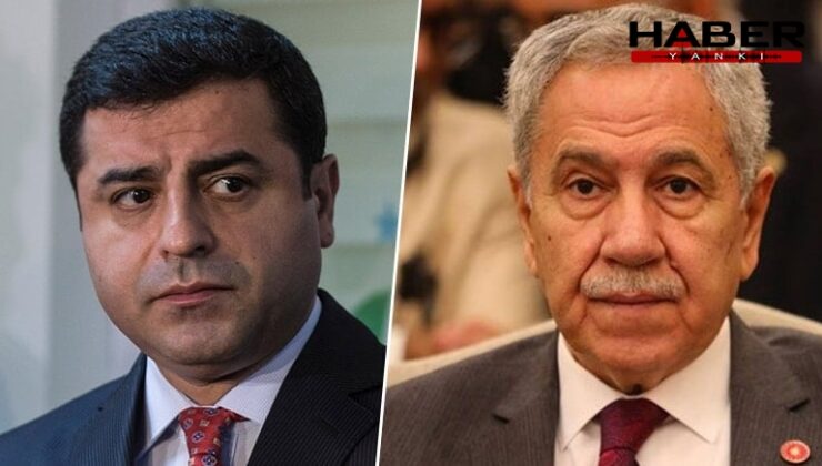 Ziyaret sonrası ortalık karıştı! Demirtaş'ın açıklamalarına Arınç'tan yanıt