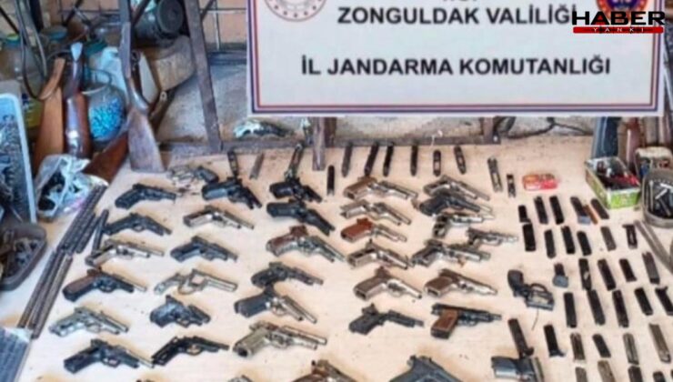 Zonguldak’ta silah kaçakçılığı operasyonunda 2 tutuklama