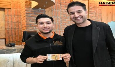 50 Euro bahşiş veren turist ertesi gün geri istedi