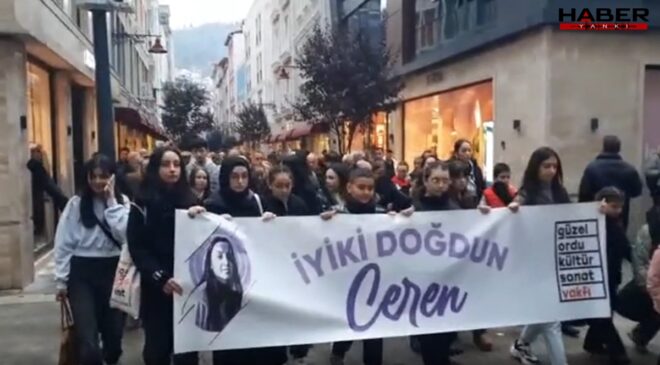 6 yıl önce öldürülen Ceren Özdemir Ordu'da anıldı