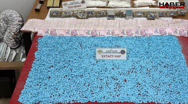 Aksaray’da uyuşturucu operasyonu: 2 tutuklama, 304 bin lira ele geçirildi