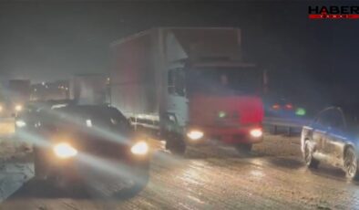 Anadolu Otoyolu'nda kaza! 7 araç birbirine girdi