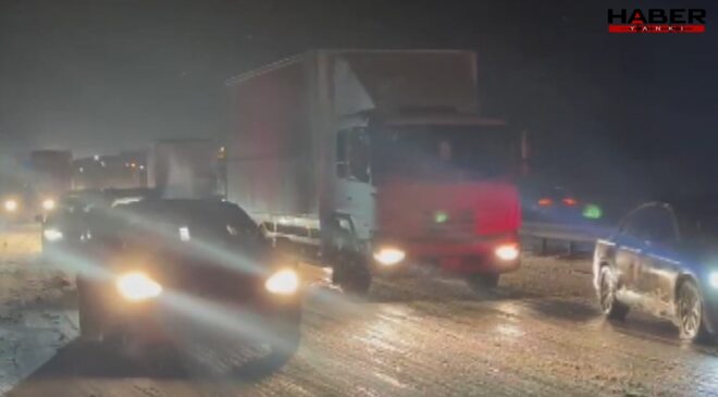 Anadolu Otoyolu'nda kaza! 7 araç birbirine girdi