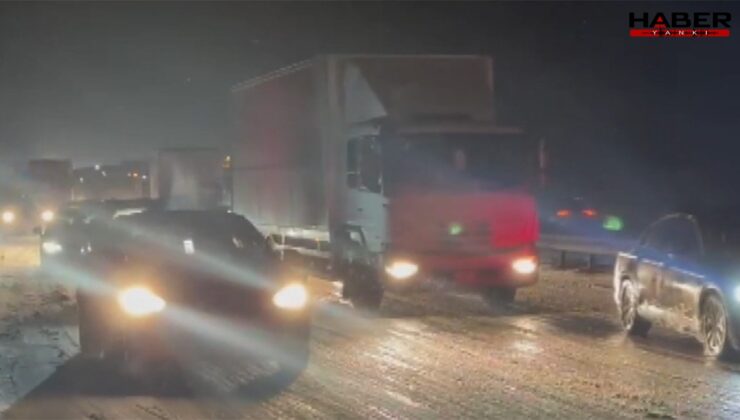 Anadolu Otoyolu'nda kaza! 7 araç birbirine girdi