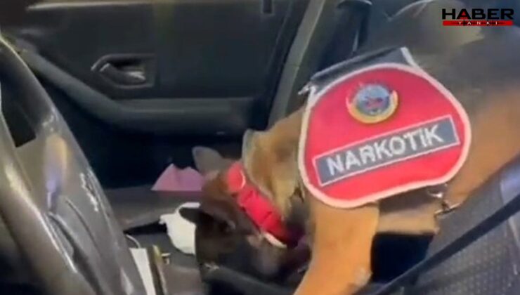 Antalya Serik’te otomobilin şaftına gizlenen 17 kilo metamfetamin ele geçirildi