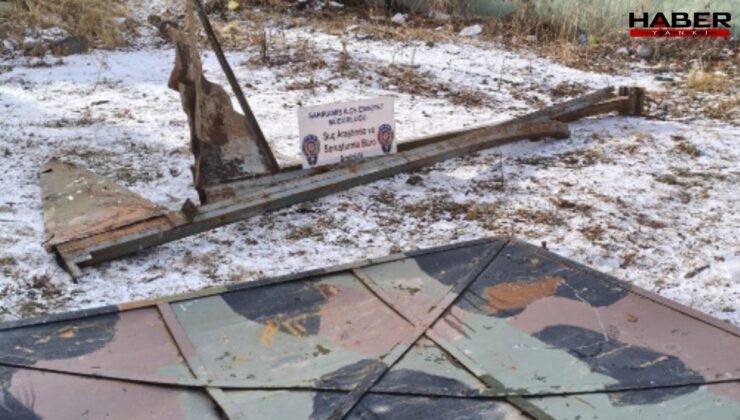 Askeri birliğe ait hurda malzemeleri çalan 2 şüpheli tutuklandı