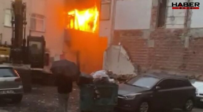 Bahçelievler'deki yangın korkuttu: İki kişi gözaltında