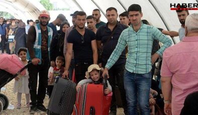 Bakan açıkladı! İşte ülkesine dönen Suriyeli sayısı