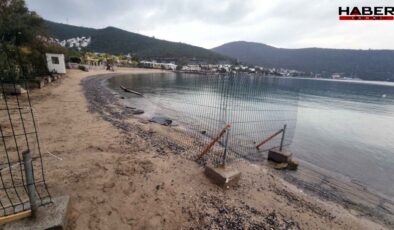 Bakanın oteli halk plajını kapattı Bodrum ayaklandı