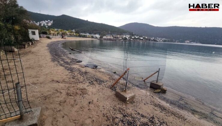Bakanın oteli halk plajını kapattı Bodrum ayaklandı