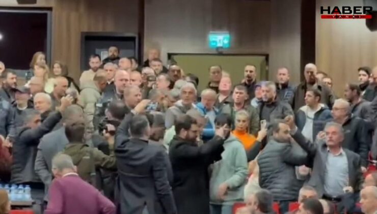 Belediye meclisinde halk AKP’li başkanı protesto etti