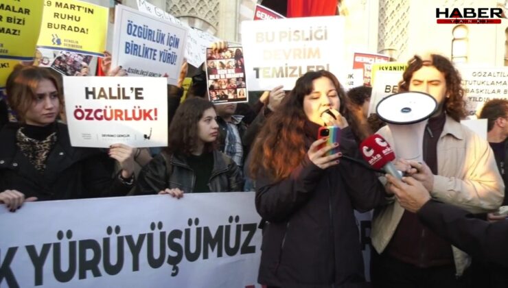 Beyazıt'ta yürüyüş yapan öğrencilerden bazıları gözaltına alındı