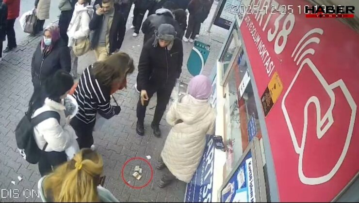 Bilet gişesi önünde düşürülen 250 avro sahibini buldu