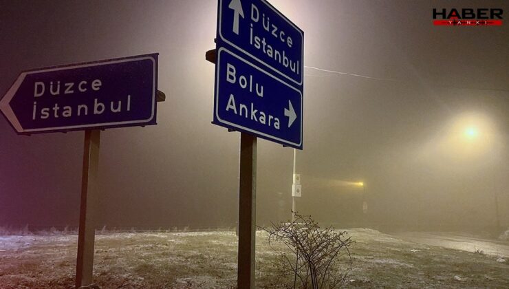 Bolu Dağı beyaza büründü