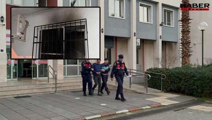 Boşanma aşamasındaki eşinin evini kundaklamaya çalışan kişi yakalandı