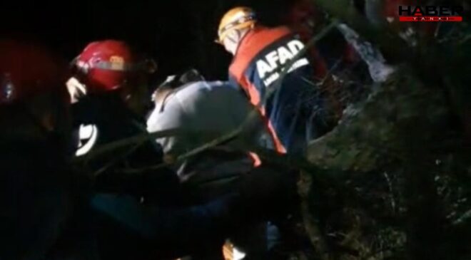 Bursa’da ormanda mahsur kalan vatandaş kurtarıldı