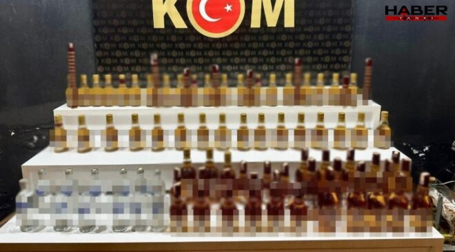 Bursa’da yılbaşı öncesi peş peşe operasyonlar: 98 şişe alkollü içki ele geçirildi