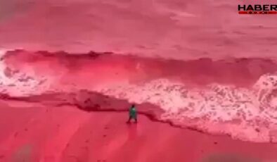 Büyü diyen de var kıyamet alameti diyen de… Koca ada kıpkırmızı oldu, gerçek sonra anlaşıldı