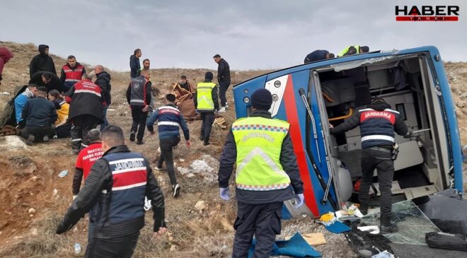 Cezaevi nakil aracı devrildi! 9 kişi yaralandı