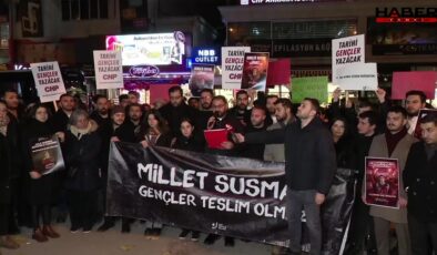 CHP gençlik kolları’ndan 81 ilde ortak tepki: “Gençleri susturamayacaksınız”