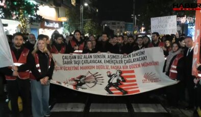 CHP Kadıköy Gençlik Kolları'ndan Asgari Ücret protestosu