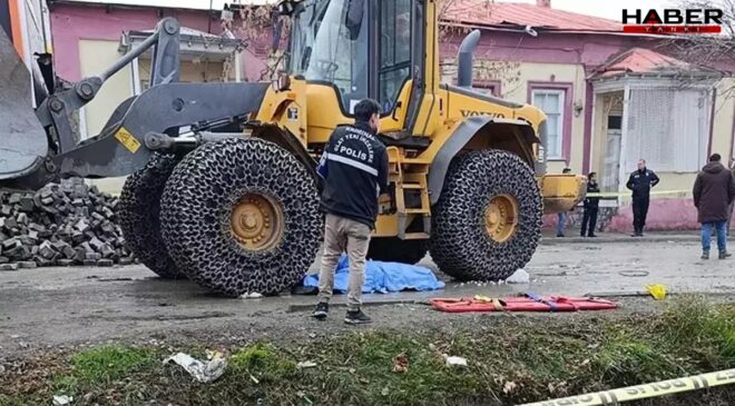 Emekli İmam kepçenin altında kalarak can verdi