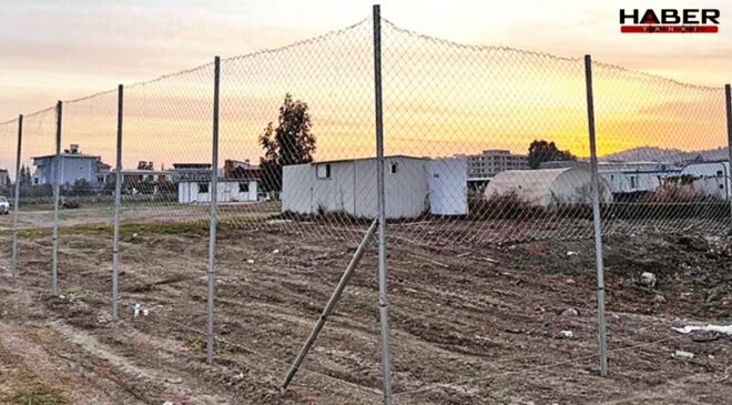 Erdoğan görmesin diye konteyner kente perde