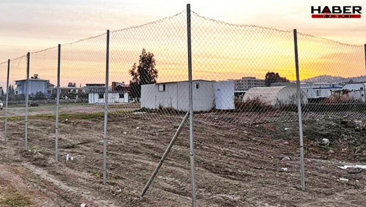 Erdoğan görmesin diye konteyner kente perde