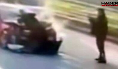 Eski eşiyle evli olan polisi önce ezdi sonra fotoğrafını çekip sosyal medyadan yayınladı