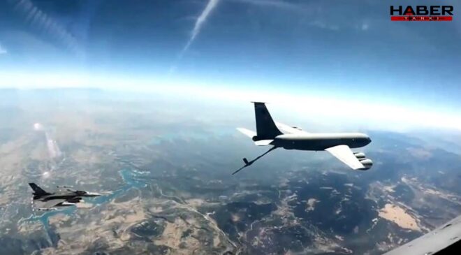 Hava Kuvvetleri uçakları Kıbrıs semalarında