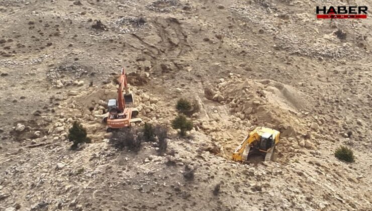 İş makinesini kullanma amaçları 'pes' dedirtti! 14 kişi gözaltına alındı