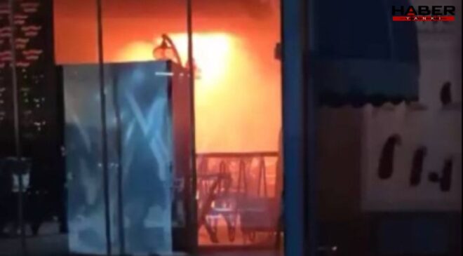 İstanbul'da balık restoranında yangın