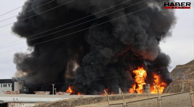 Kırıkkale'de fabrika yangını! Alevlerle mücadele devam ediyor