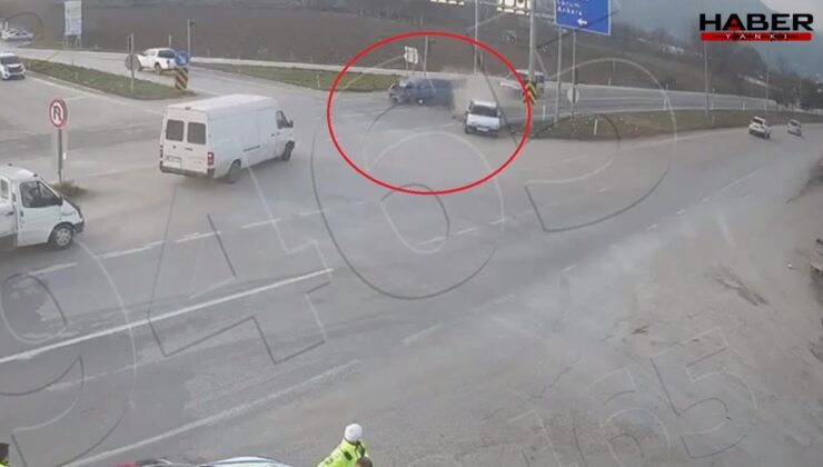 Kırmızı ışıkta faciaya ramak kala