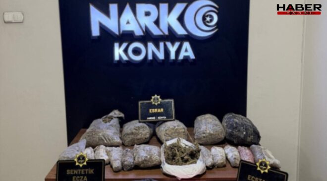 Konya’da 19 günde 97 uyuşturucu operasyonu: 110 tutuklama