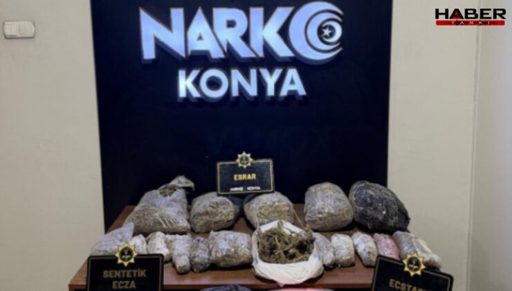 Konya’da 19 günde 97 uyuşturucu operasyonu: 110 tutuklama