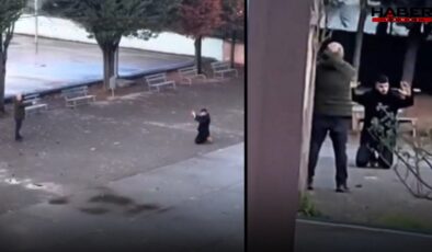 Lisede dehşet anları… Kızının eski erkek arkadaşını silahla rehin aldı