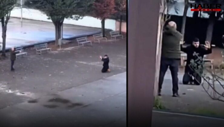 Lisede dehşet anları… Kızının eski erkek arkadaşını silahla rehin aldı