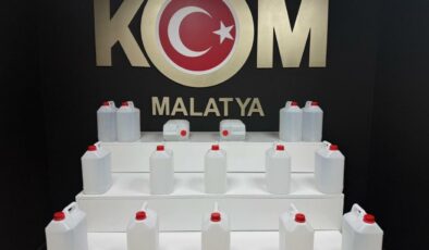 Malatya’da yılbaşı öncesi sahte alkol operasyonu: 76 litre etil alkol ele geçirildi