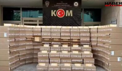 Mardin'de 78 bin kaçak sigara yakalandı